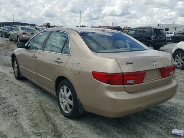 1HGCM66585A041504 - 2005 HONDA ACCORD EX TAN photo 3