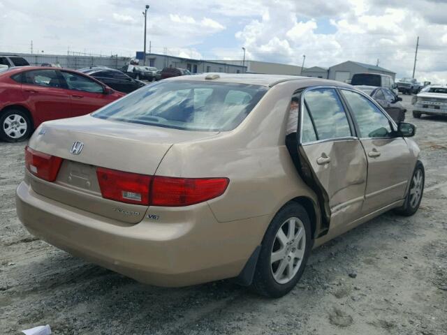 1HGCM66585A041504 - 2005 HONDA ACCORD EX TAN photo 4