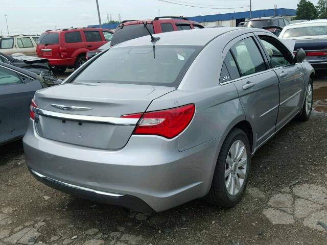 1C3CCBBB2DN639170 - 2013 CHRYSLER 200 TOURIN SILVER photo 4