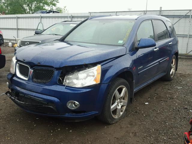 2CKDL537686016701 - 2008 PONTIAC TORRENT GX BLUE photo 2