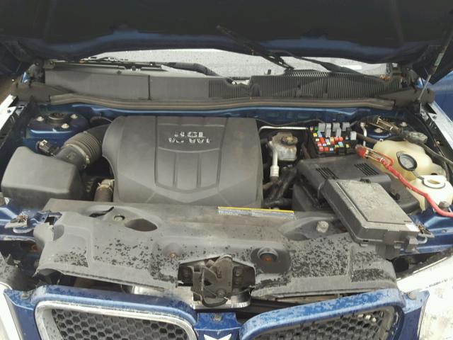 2CKDL537686016701 - 2008 PONTIAC TORRENT GX BLUE photo 7