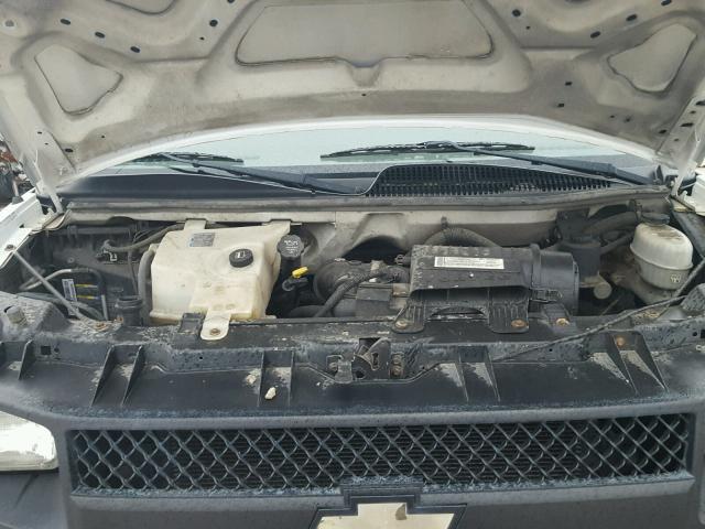 1GCGG25V071130147 - 2007 CHEVROLET EXPRESS G2 WHITE photo 7