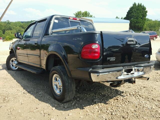 1FTRW08L81KE36993 - 2001 FORD F150 BLACK photo 3