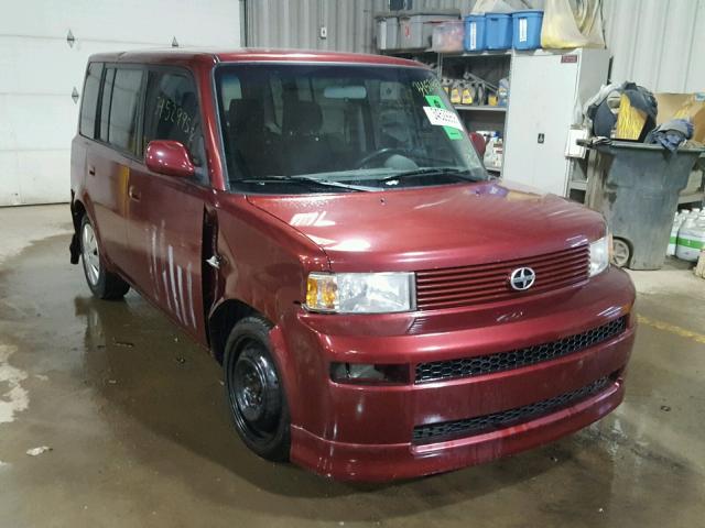 JTLKT334564105686 - 2006 TOYOTA SCION XB BURGUNDY photo 1