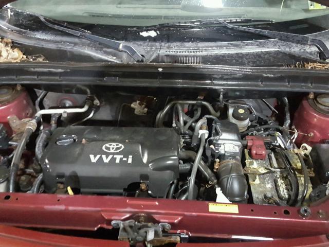 JTLKT334564105686 - 2006 TOYOTA SCION XB BURGUNDY photo 7