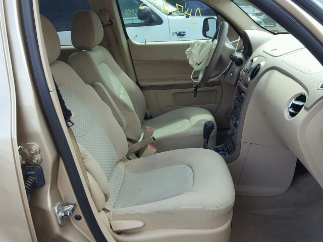 3GNCA13D68S673417 - 2008 CHEVROLET HHR LS BEIGE photo 5