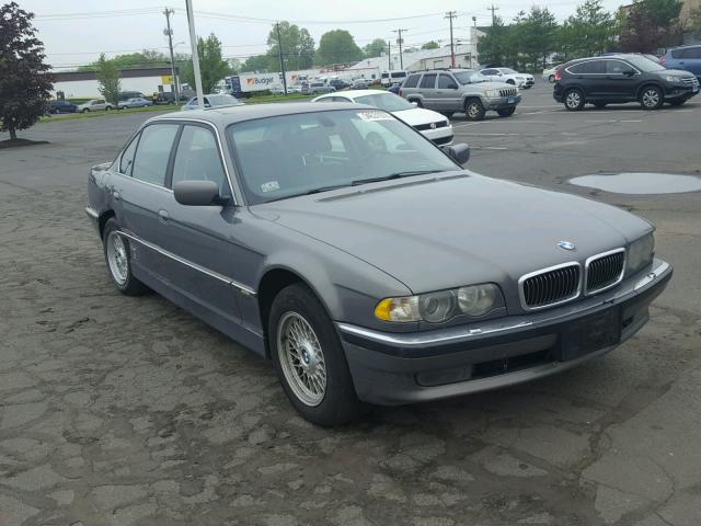 WBAGH83461DP29292 - 2001 BMW 740 IL Сұр фото 1