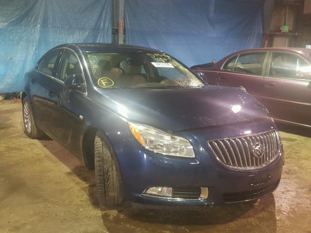 W04GS5ECXB1054650 - 2011 BUICK REGAL CXL BLUE photo 1