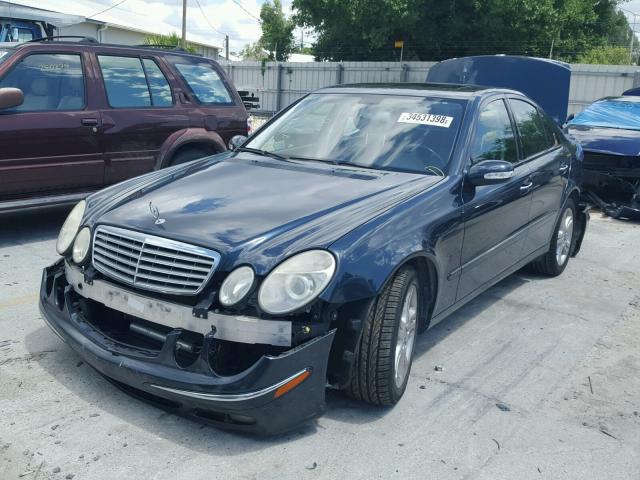 WDBUF87J46X203341 - 2006 MERCEDES-BENZ E 350 4MAT BLUE photo 2