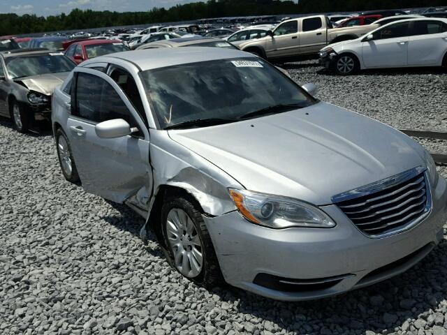 1C3CCBAG6CN261737 - 2012 CHRYSLER 200 LX SILVER photo 1