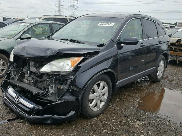 JHLRE487X8C067056 - 2008 HONDA CR-V EXL BLACK photo 2