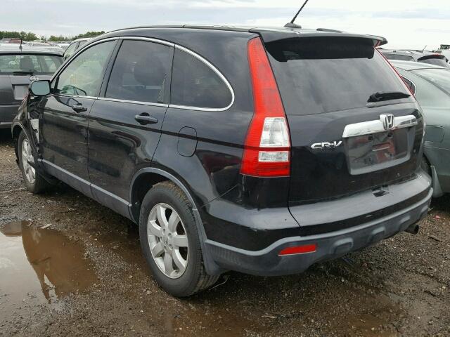 JHLRE487X8C067056 - 2008 HONDA CR-V EXL BLACK photo 3