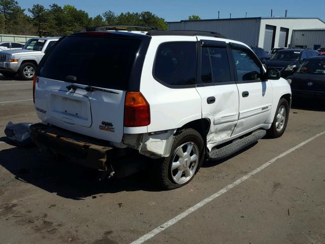 1GKDT13S542446378 - 2004 GMC ENVOY WHITE photo 4