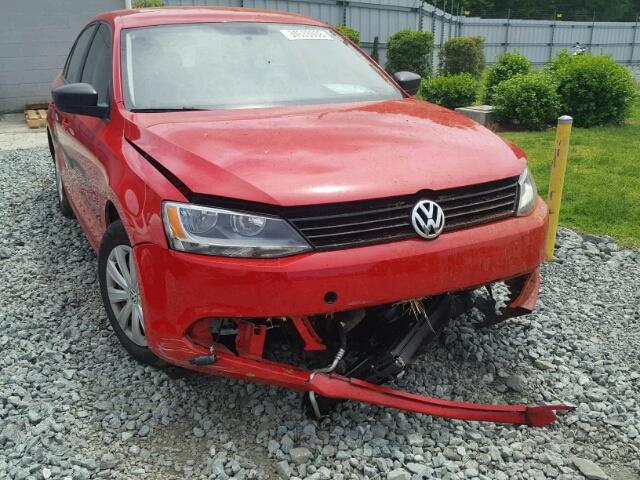 3VW2K7AJ0EM250276 - 2014 VOLKSWAGEN JETTA BASE 红色 照片 9