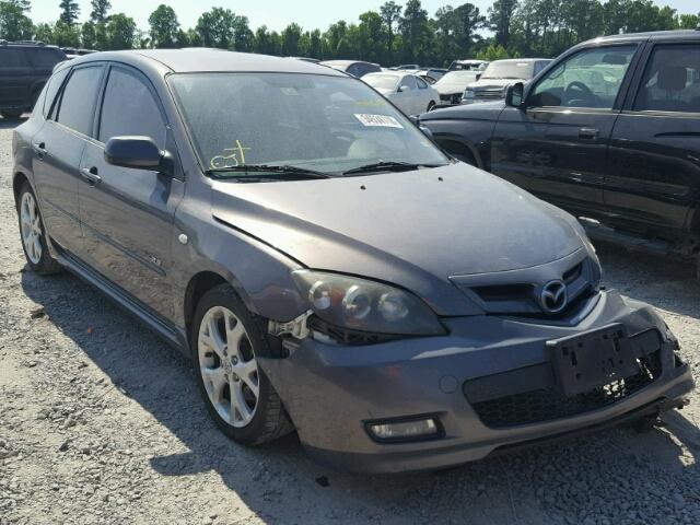 JM1BK343481842760 - 2008 MAZDA 3 HATCHBAC GRAY photo 1