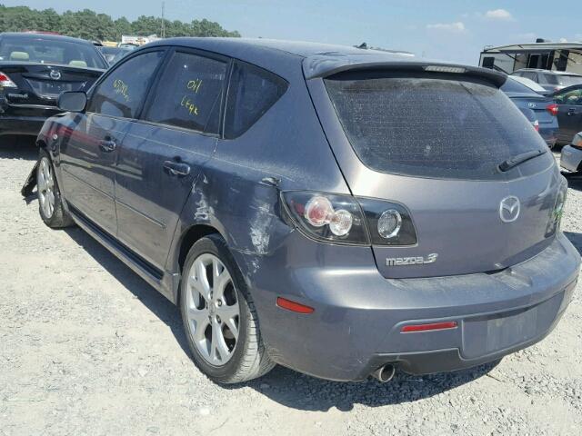 JM1BK343481842760 - 2008 MAZDA 3 HATCHBAC GRAY photo 3