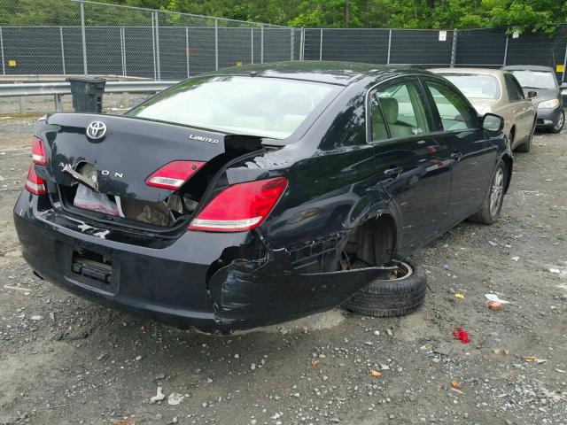 4T1BK36B35U006173 - 2005 TOYOTA AVALON XL BLACK photo 4