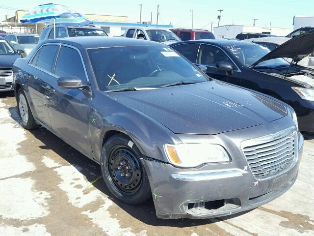 2C3CCAAG9DH738973 - 2013 CHRYSLER 300 GRAY photo 1