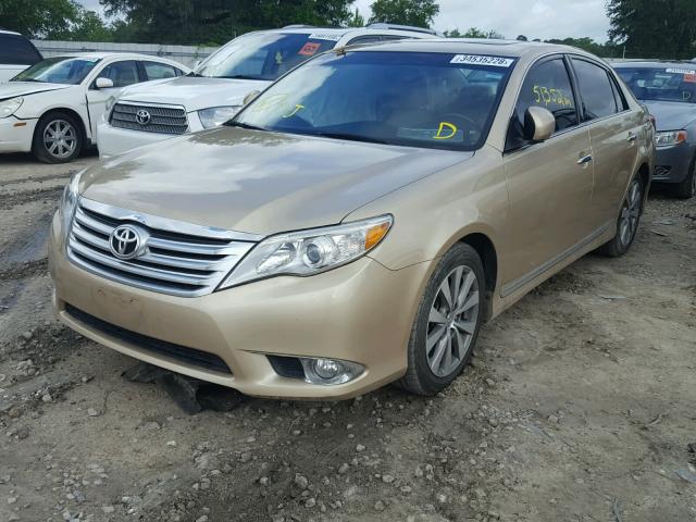 4T1BK3DB9BU420914 - 2011 TOYOTA AVALON BAS GOLD photo 2