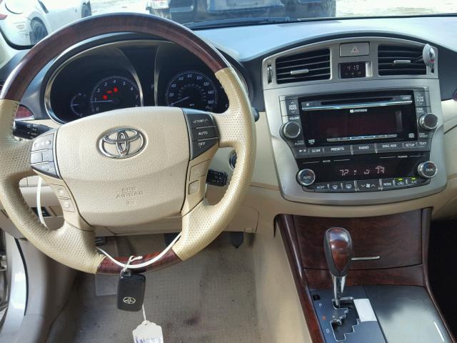 4T1BK3DB9BU420914 - 2011 TOYOTA AVALON BAS GOLD photo 9