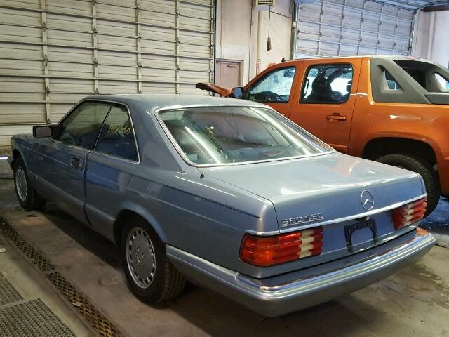 WDBCA45D7GA265904 - 1986 MERCEDES-BENZ 560 SEC BLUE photo 3