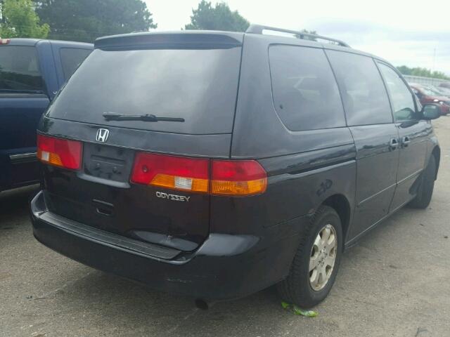 5FNRL18993B122045 - 2003 HONDA ODYSSEY EX BLACK photo 4