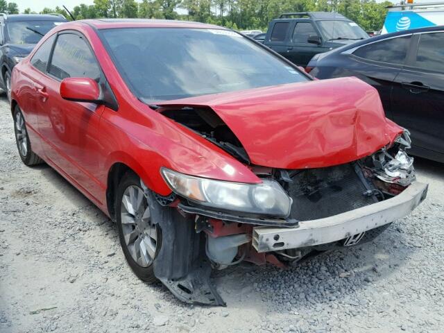 2HGFG12989H538916 - 2009 HONDA CIVIC EXL RED photo 1