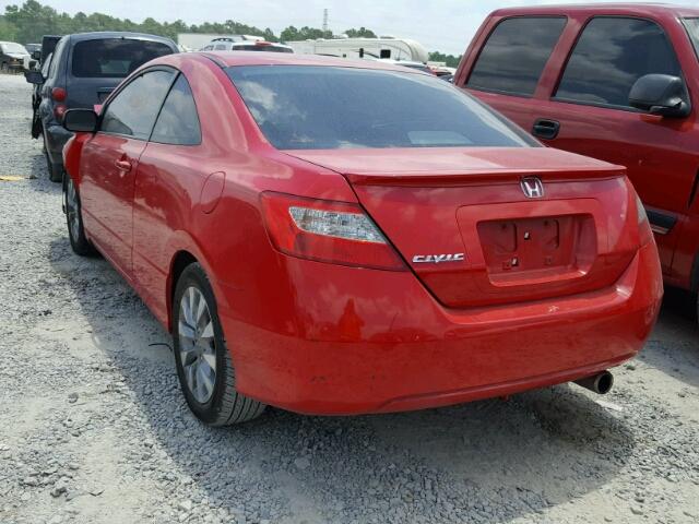 2HGFG12989H538916 - 2009 HONDA CIVIC EXL RED photo 3