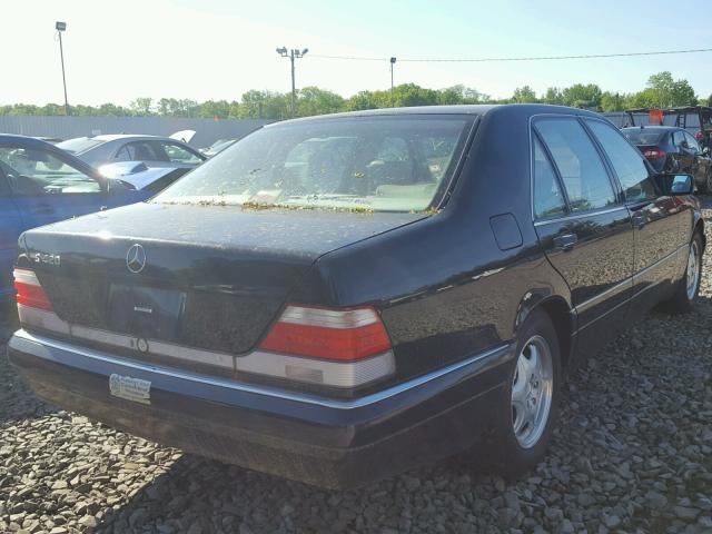 WDBGA43G5VA343897 - 1997 MERCEDES-BENZ S 420 BLACK photo 4