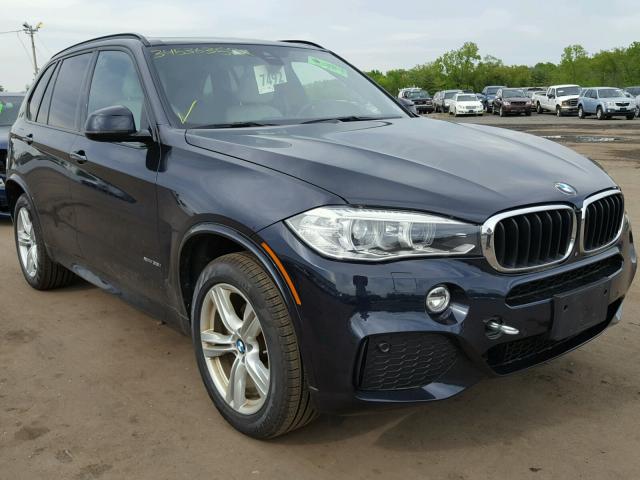 5UXKR0C5XF0K57387 - 2015 BMW X5 XDRIVE3 BLACK photo 1