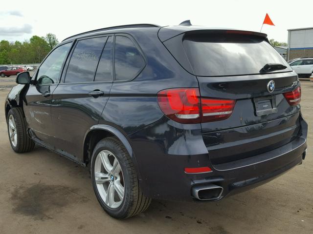 5UXKR0C5XF0K57387 - 2015 BMW X5 XDRIVE3 BLACK photo 3