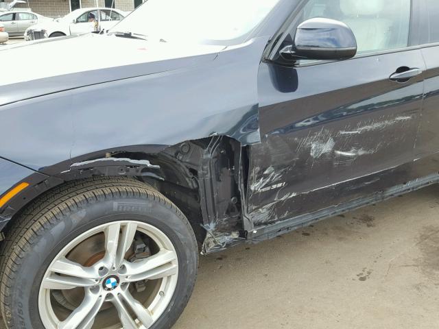 5UXKR0C5XF0K57387 - 2015 BMW X5 XDRIVE3 BLACK photo 9