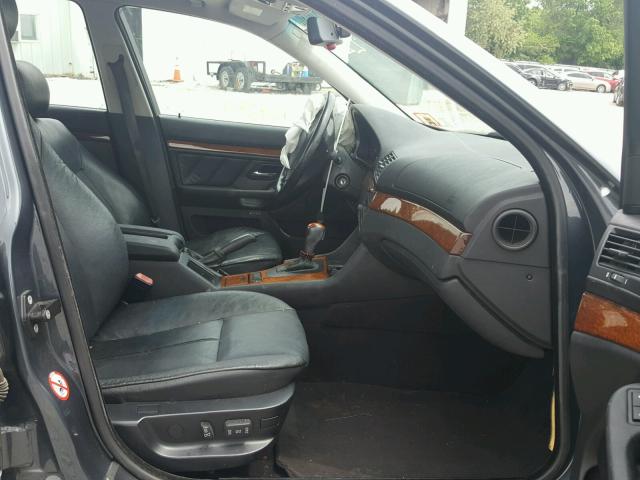 WBADT43451GF58000 - 2001 BMW 525 I AUTO GRAY photo 5