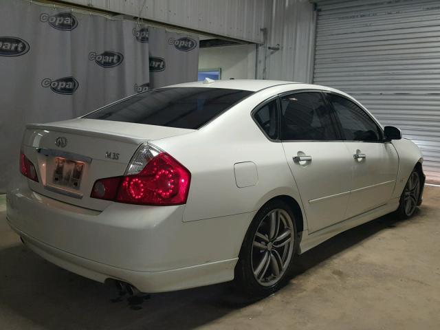 JNKAY01E96M116918 - 2006 INFINITI M35 BASE WHITE photo 4