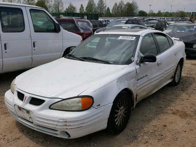 1G2NF52E91M527415 - 2001 PONTIAC GRAND AM S Ağ foto 2