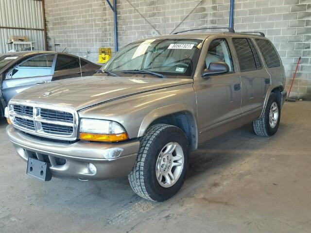 1D4HR48N53F615020 - 2003 DODGE DURANGO SL TAN photo 2