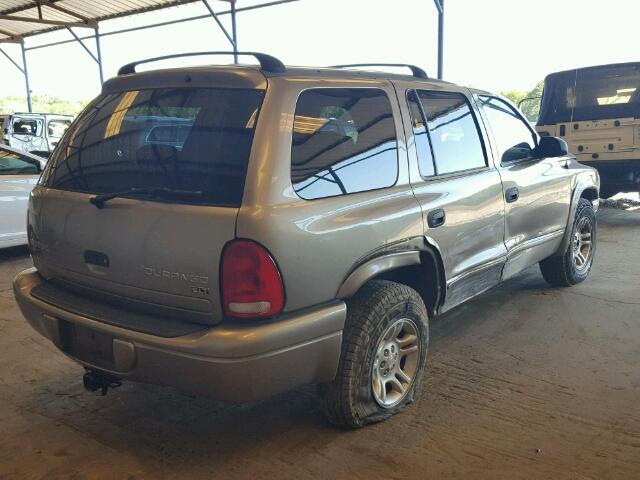 1D4HR48N53F615020 - 2003 DODGE DURANGO SL TAN photo 4