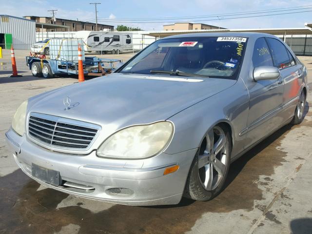 WDBNG70J51A221221 - 2001 MERCEDES-BENZ S 430 SILVER photo 2