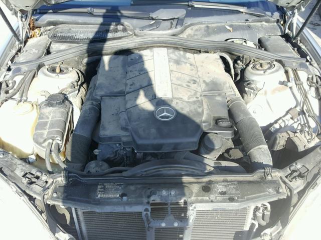 WDBNG70J51A221221 - 2001 MERCEDES-BENZ S 430 SILVER photo 7