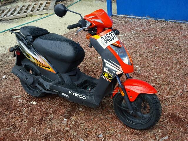 LC2U6A028FC001361 - 2015 KYMCO USA INC AGILITY 50 ORANGE photo 1