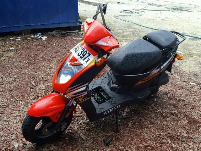 LC2U6A028FC001361 - 2015 KYMCO USA INC AGILITY 50 ORANGE photo 2