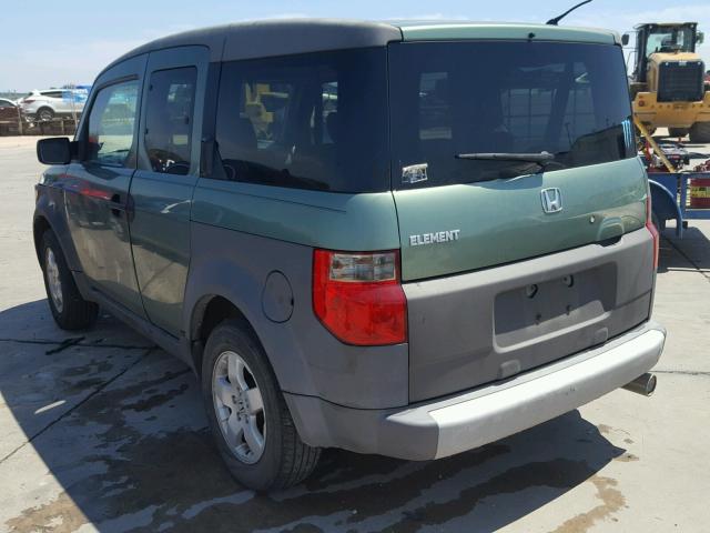 5J6YH18514L004977 - 2004 HONDA ELEMENT EX GREEN photo 3