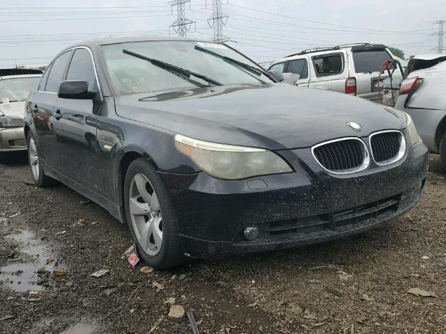 WBANA53595B861340 - 2005 BMW 525 I BLACK photo 1