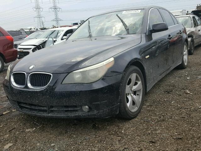 WBANA53595B861340 - 2005 BMW 525 I BLACK photo 2
