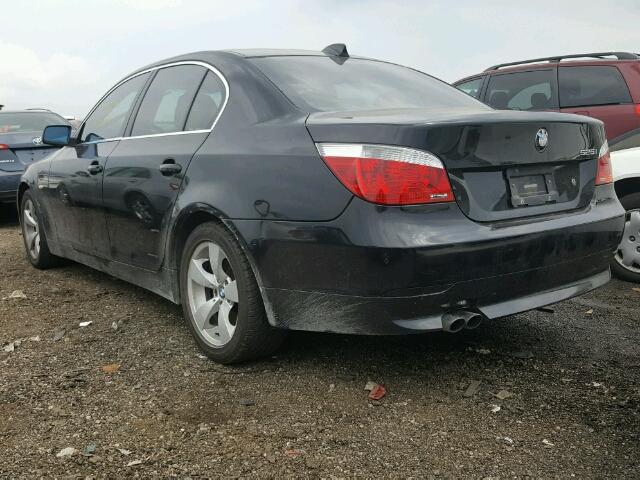 WBANA53595B861340 - 2005 BMW 525 I BLACK photo 3