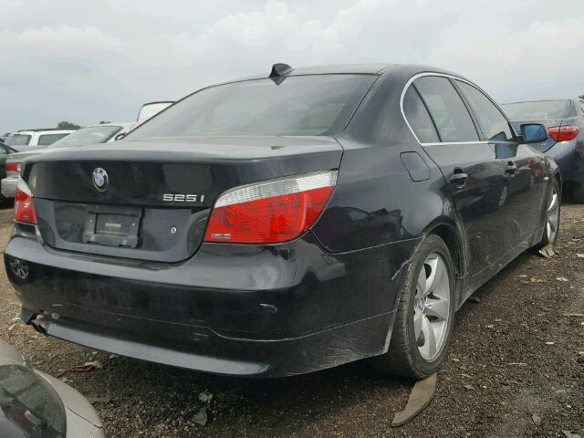 WBANA53595B861340 - 2005 BMW 525 I BLACK photo 4