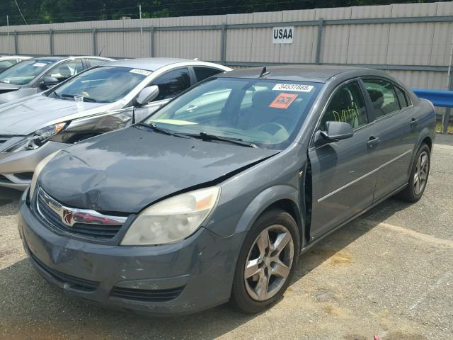 1G8ZS57B48F232125 - 2008 SATURN AURA XE GRAY photo 2