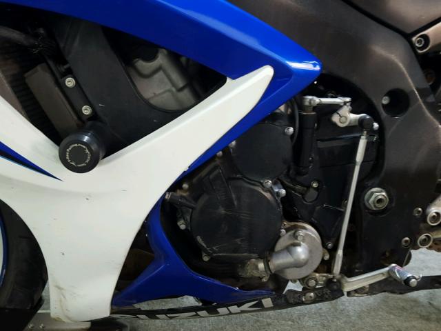 JS1GN7DA572113270 - 2007 SUZUKI GSX-R600 BLUE photo 12