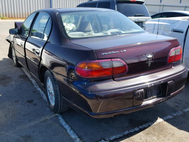 1G1NE52M4V6102838 - 1997 CHEVROLET MALIBU LS 勃艮第红 照片 3