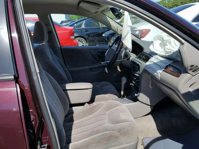 1G1NE52M4V6102838 - 1997 CHEVROLET MALIBU LS 勃艮第红 照片 5